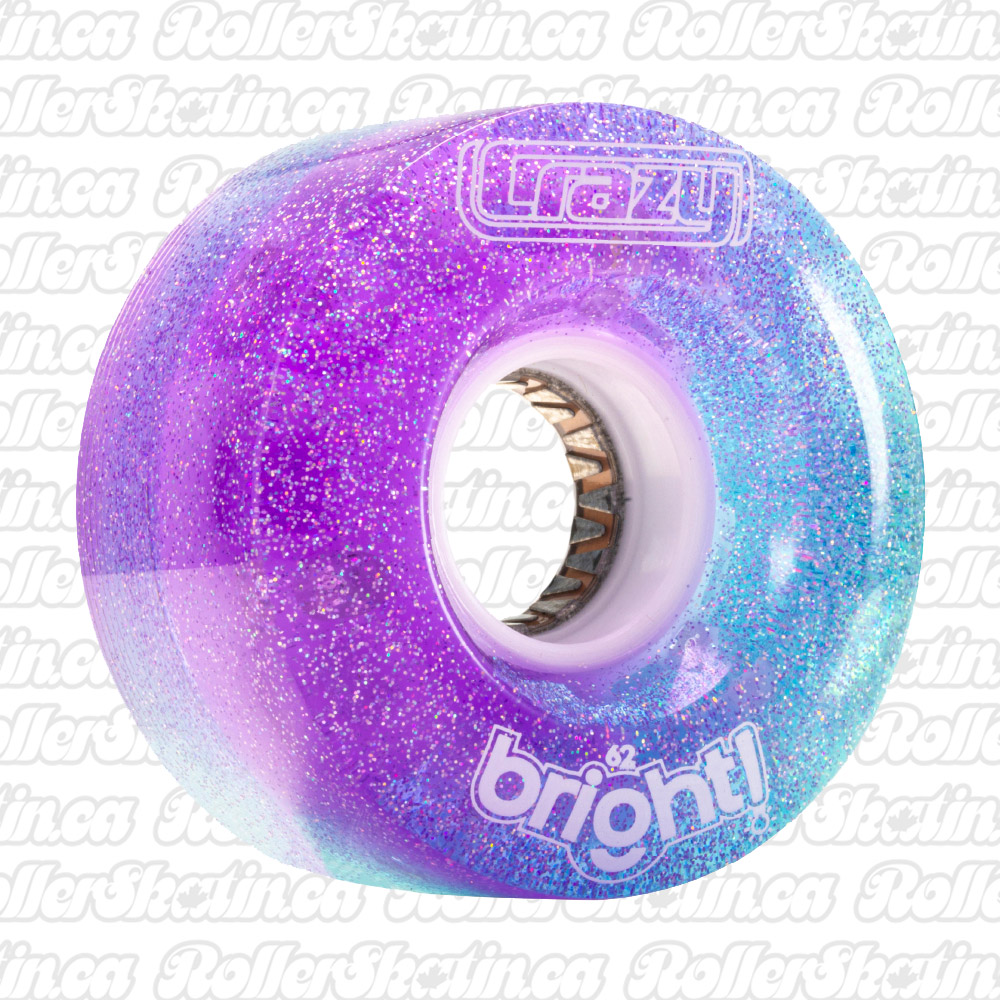 CRAZY Brights Light-Up Wheels 8-Packs - Purple Teal Light-Up