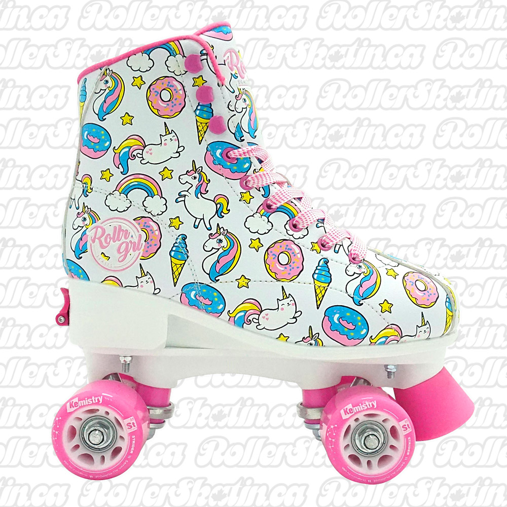 INSTOCK! Rollr Grl Ella Donut Skate - Adjustable size 3-6 Youth Roller Skates