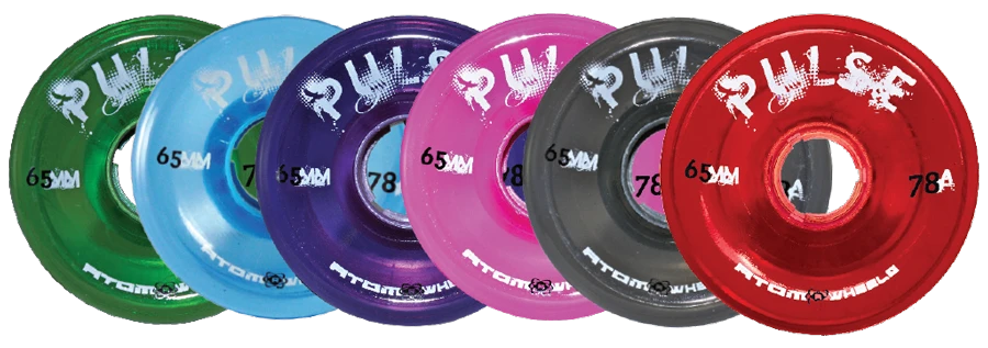 Outdoor Wheels for Roller Skates 65x35mm / 78a Crazy Skates Wheel Candy Roller Skate Wheels Set of 4 