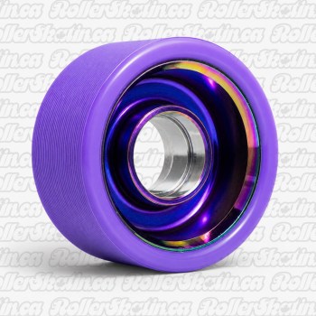 BONT Midnight Roller Skate Wheels Purple/Rainbow