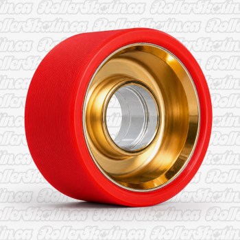 BONT Midnight Roller Skate Wheels Red/Gold