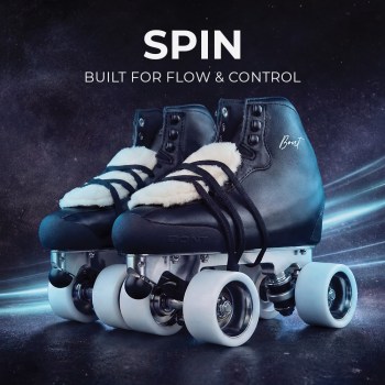 BONT SPIN Carbon Tracer Skate Black