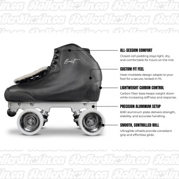 BONT SPIN Carbon Tracer Skate Black