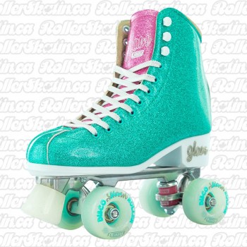 CRAZY DISCO GLAM Roller Skates - Teal