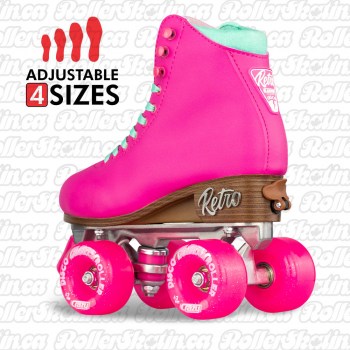 CRAZY Retro Roller Adjustable Skates!