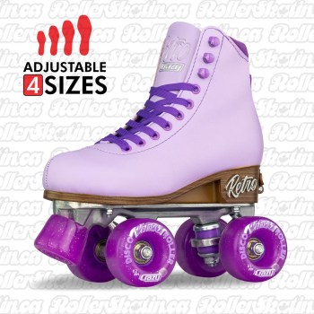 CRAZY Retro Roller Adjustable Skates!