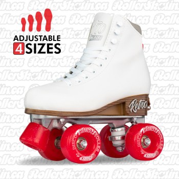 CRAZY Retro Roller Adjustable Skates!