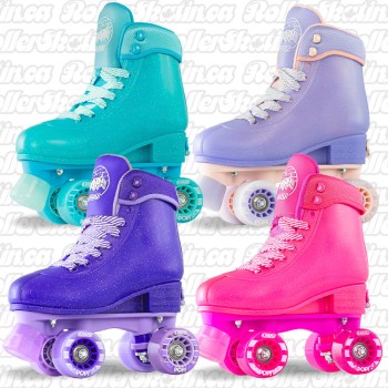 CRAZY SODA POP BUBBLEGUM BOUNCE Adjustable Size J12-2 OR 3-6 Kids Roller Skates!