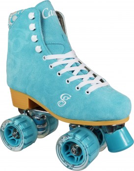 Candi Girl Carlin Seafoam Suede Roller Skates!