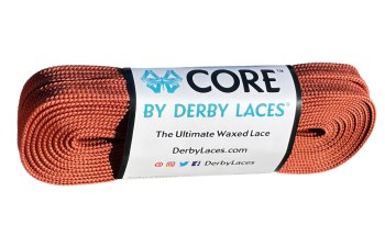 CORE Derby Laces Waxed Laces 6mm - Rust Red