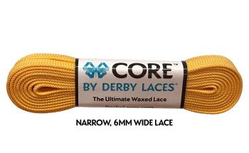 CORE Derby Laces Waxed Laces 6mm - Sunflower Yellow