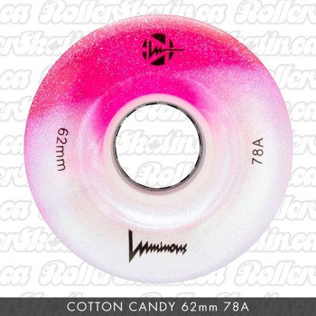 Luminous Light-Up Cotton Candy 78A Wheels