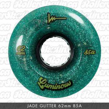 Luminous Light-Up Jade Glitter 85A Wheels