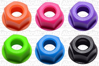7/16" 8 New 7mm Lock Nuts Quads Roller Skates 7mm Axle & Wrench Size 