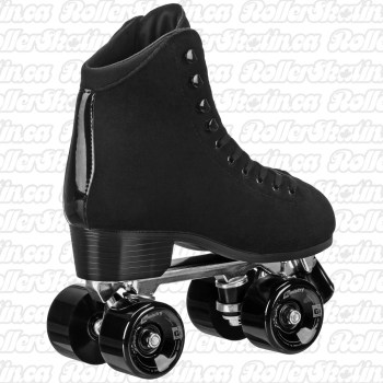 PACER Slider Black Suede Indoor/Outdoor Roller Skate