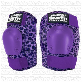 SMITH Scabs Kool Breathable Elbow Pads Purple Leopard