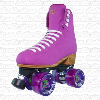 Jackson VISTA Viper Nylon Plate Outdoor Roller Skates Purple
