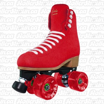 Jackson VISTA Viper Nylon Plate Outdoor Roller Skates Red